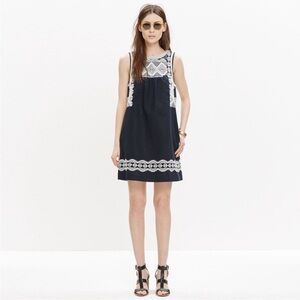 Madewell Onyx Stitchtake Dress w/ Pockets